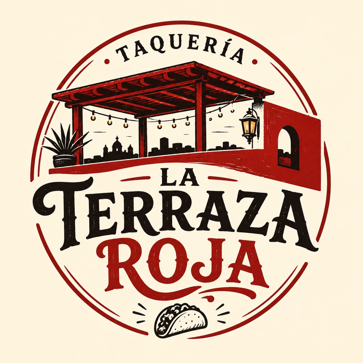 La terraza roja